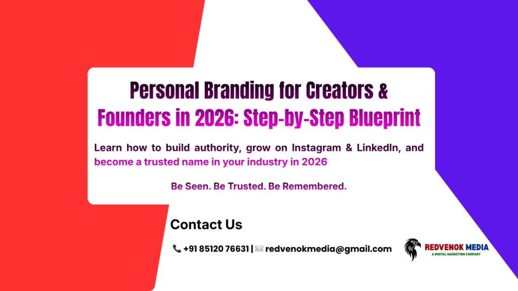 Personal Branding for Creators & Founders in 2026: Step-by-Step Blueprint